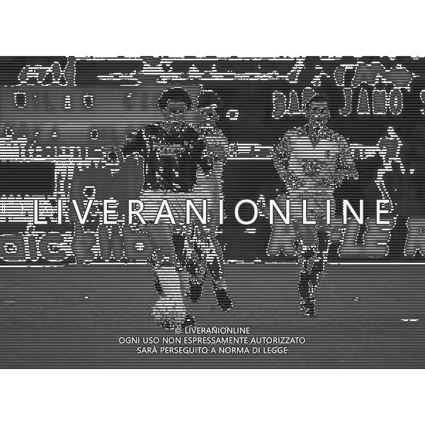 03-09-1986 MILANO COPPA ITALIA MILAN PARMA 0-1 NELLA FOTO ROBERTO DONADONI AG ALDO LIVERANI SAS