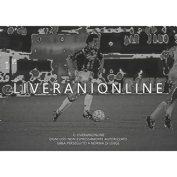 03-09-1986 MILANO COPPA ITALIA MILAN PARMA 0-1 NELLA FOTO ROBERTO DONADONI AG ALDO LIVERANI SAS