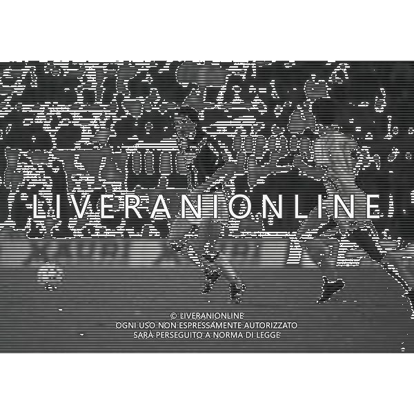 03-09-1986 MILANO COPPA ITALIA MILAN PARMA 0-1 NELLA FOTO ROBERTO DONADONI AG ALDO LIVERANI SAS