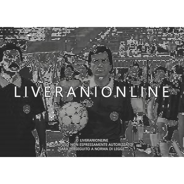 03-09-1986 MILANO COPPA ITALIA MILAN PARMA 0-1 NELLA FOTO ARBITRO LUCI LUCIANO AG ALDO LIVERANI SAS