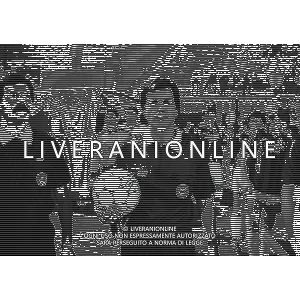 03-09-1986 MILANO COPPA ITALIA MILAN PARMA 0-1 NELLA FOTO ARBITRO LUCI LUCIANO AG ALDO LIVERANI SAS