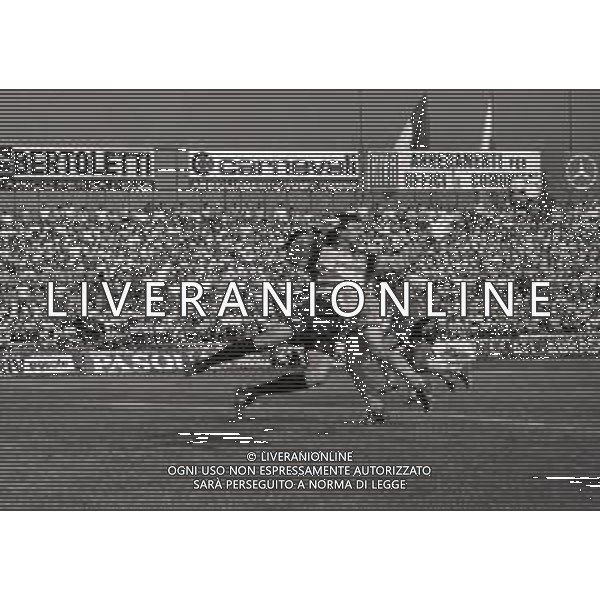 11-05-1986 BRESCIA CAMPIONATO DI CALCIO SERIE B BRESCIA PALERMO 0-0 NELLA FOTO PARATA FRANCO PALEARI AG ALDO LIVERANI SAS