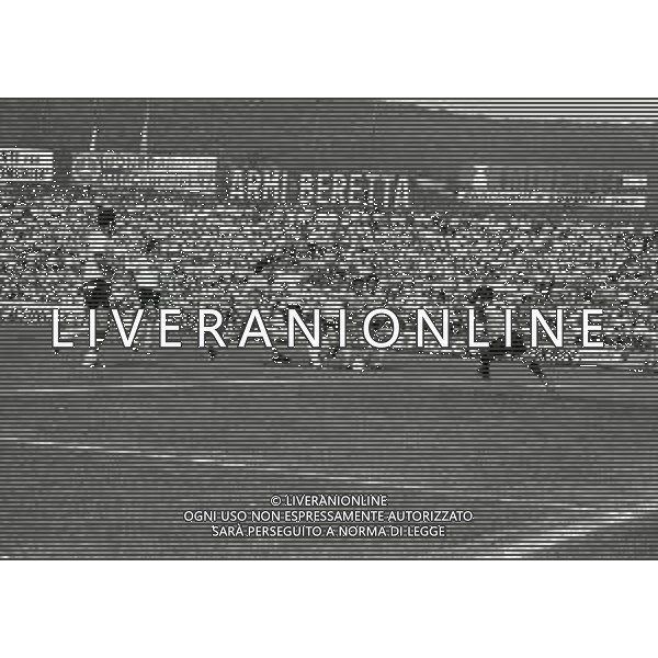 11-05-1986 BRESCIA CAMPIONATO DI CALCIO SERIE B BRESCIA PALERMO 0-0 NELLA FOTO AZIONE DI GIOCO AG ALDO LIVERANI SAS