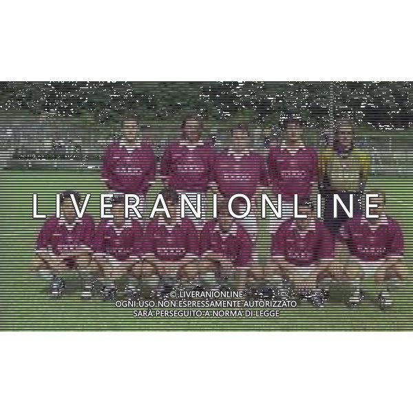 1999-2000 FORMAZIONE DELLA SALERNITANA CALCIO AG ALDO LIVERANI SAS