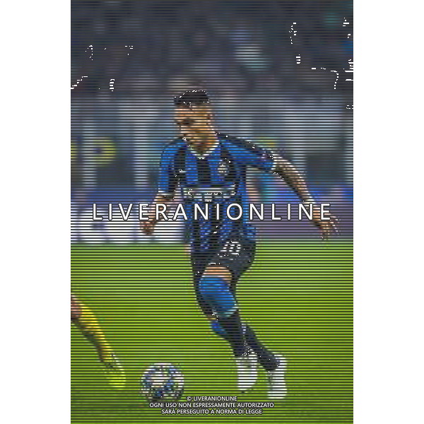 Lautaro Mart√≠nez of FC Internazionale during italian soccer Serie A season 2019/20 of FC Internazionale - Photo credit Fabrizio Carabelli /LMEDIA / AGENZIA ALDO LIVERANI SAS