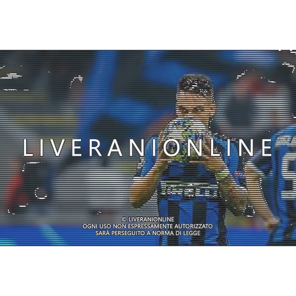 Lautaro Mart√≠nez of FC Internazionale during italian soccer Serie A season 2019/20 of FC Internazionale - Photo credit Fabrizio Carabelli /LMEDIA / AGENZIA ALDO LIVERANI SAS