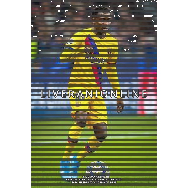 Moussa Wague of FC Barcellona during Champions League season 2019/20 - Photo credit Fabrizio Carabelli /LMEDIA / AGENZIA ALDO LIVERANI SAS