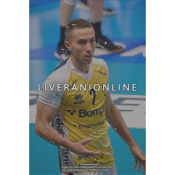 Campionato di Volley Superlega Serie A 2019/2020 modena, Italy, 01 Jan 2020 Italian Volleyball Superlega Serie A season 2019/20 Photo showing: Salvatore Rossini (07) (Leo Shoes Modena) ©Daniele Nicli - Alessio Marini / AGENZIA ALDO LIVERANI SAS