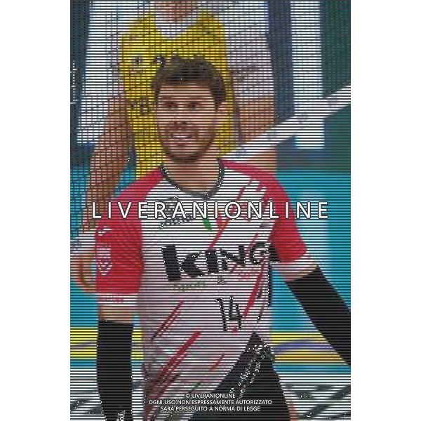 Campionato di Volley Superlega Serie A 2019/2020 modena, Italy, 01 Jan 2020 Italian Volleyball Superlega Serie A season 2019/20 Photo showing: Bruno Rezende (14) (Lube Civitanova) ©Daniele Nicli - Alessio Marini / AGENZIA ALDO LIVERANI SAS