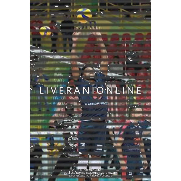 Campionato di Volley Superlega Serie A 2019/2020 AGSM Forum‚Äã, Verona, Italy, 01 Jan 2020 Italian Volleyball Superlega Serie A season 2019/20 Photo showing: Tomasz Calligaro (3) Vero Volley Monza ©Roberto Tommasini - Alessio Marini / AGENZIA ALDO LIVERANI SAS