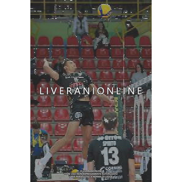 Campionato di Volley Superlega Serie A 2019/2020 AGSM Forum‚Äã, Verona, Italy, 01 Jan 2020 Italian Volleyball Superlega Serie A season 2019/20 Photo showing: Stephen Boyer (9) Calzedonia Verona ©Roberto Tommasini - Alessio Marini / AGENZIA ALDO LIVERANI SAS