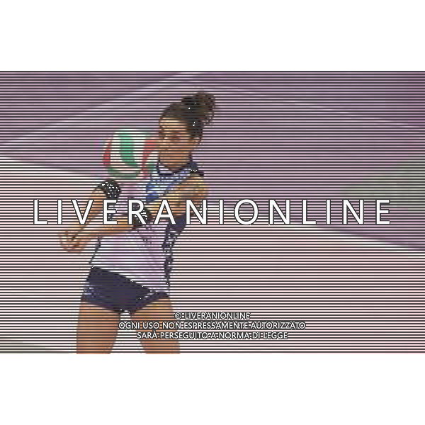 Campionato di Volley Serie A1 Femminile 2019/2020 Florence, Italy, 01 Jan 2020 Italian Volleyball Serie A1 Women season 2019/20 Photo showing: Malia Venturi in ricezione (Il Bisonte Firenze) ©Filippo Tomasi - Alessio Marini / AGENZIA ALDO LIVERANI SAS