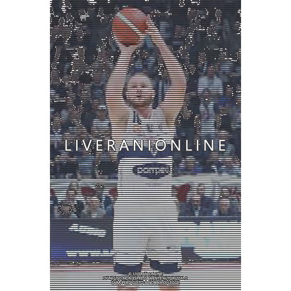 Campionato di Basket Serie A 2019/2020 Bologna, Italy, 01 Jan 2020 Italian Serie A Basketball Championship 2019/20 Photo showing: Maarten Leunen (Fortitudo Pompea Bologna) ©Michele Nucci - Alessio Marini / AGENZIA ALDO LIVERANI SAS