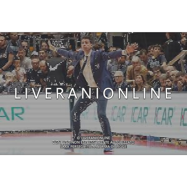 Campionato di Basket Serie A 2019/2020 Bologna, Italy, 01 Jan 2020 Italian Serie A Basketball Championship 2019/20 Photo showing: Antimo Martino, allenatore Fortitudo Pompea Bologna ©Michele Nucci - Alessio Marini / AGENZIA ALDO LIVERANI SAS