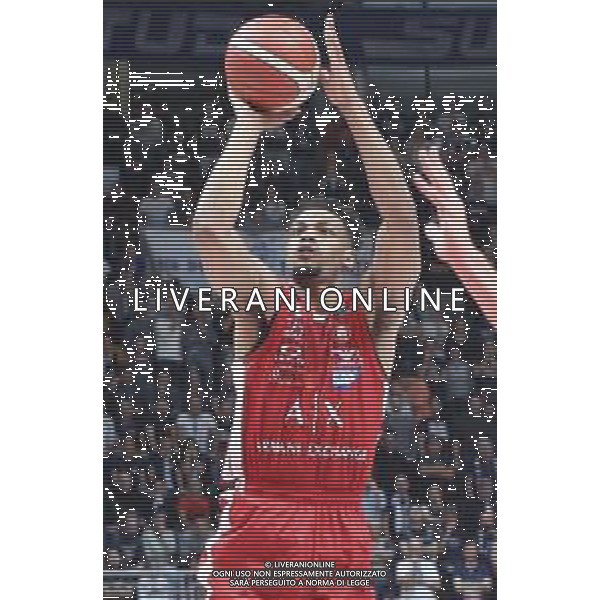 Campionato di Basket Serie A 2019/2020 Bologna, Italy, 01 Jan 2020 Italian Serie A Basketball Championship 2019/20 Photo showing: Jeff Brooks (AX Armani Exchange Milano) ©Michele Nucci - Alessio Marini / AGENZIA ALDO LIVERANI SAS