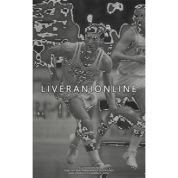05-01-1986 CANTU\' CAMPIONATO DI BASKET SERIE A AREXONS CANTU\'-MOBILGIRGI CASERTA NELLA FOTO ANTONELLO RIVA AG ALDO LIVERANI SAS