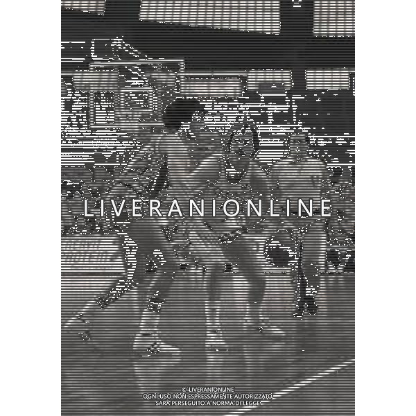 19-02-1984 MILANO CAMPIONATO DI BASKET SERIE A 1 SIMAC MILANO LATINI FORLI NELLA FOTO MIKE D\'ANTONI AG ALDO LIVERANI SAS