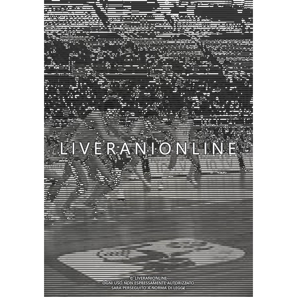 19-02-1984 MILANO CAMPIONATO DI BASKET SERIE A 1 SIMAC MILANO LATINI FORLI NELLA FOTO VITTORIO GALLINARI AG ALDO LIVERANI SAS