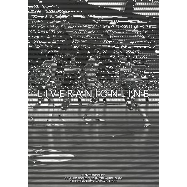 19-02-1984 MILANO CAMPIONATO DI BASKET SERIE A 1 SIMAC MILANO LATINI FORLI NELLA FOTO ROBERTO PREMIER AG ALDO LIVERANI SAS