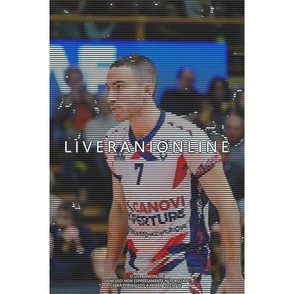 Campionato di Volley Superlega Serie A 2019/2020 modena, Italy, 01 Jan 2020 Italian Volleyball Superlega Serie A season 2019/20 Photo showing: Salvatore Rossini (07) (Leo Shoes Modena)©Daniele Nicli - Alessio Marini / AGENZIA ALDO LIVERANI SAS