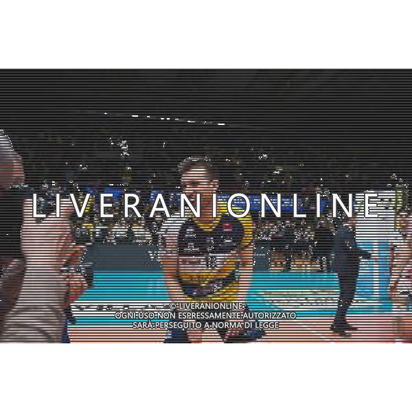 Campionato di Volley Superlega Serie A 2019/2020 modena, Italy, 01 Jan 2020 Italian Volleyball Superlega Serie A season 2019/20 Photo showing: Daniele Mazzone (18) (Leo Shoes Modena)©Daniele Nicli - Alessio Marini / AGENZIA ALDO LIVERANI SAS