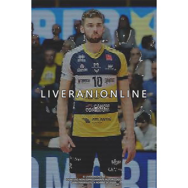 Campionato di Volley Superlega Serie A 2019/2020 modena, Italy, 01 Jan 2020 Italian Volleyball Superlega Serie A season 2019/20 Photo showing: Bartosz Bednorz (10) (Leo Shoes Modena)©Daniele Nicli - Alessio Marini / AGENZIA ALDO LIVERANI SAS