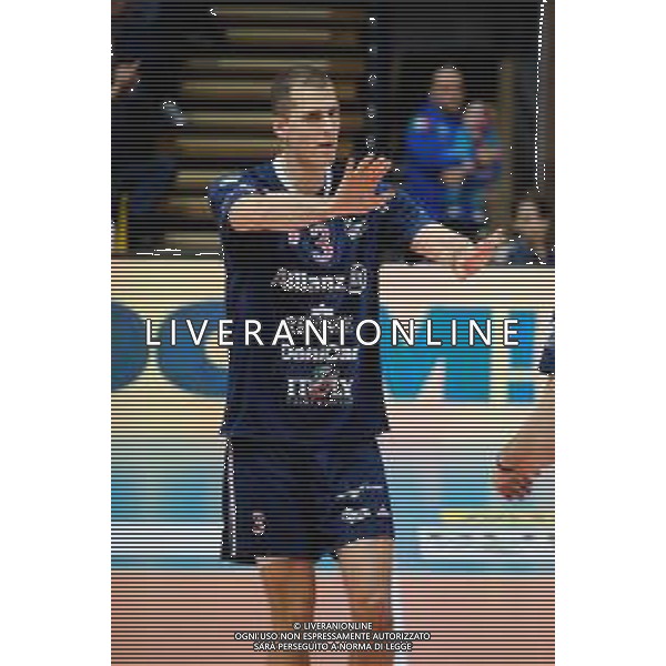 Campionato di Volley Superlega Serie A 2019/2020 modena, Italy, 01 Jan 2020 Italian Volleyball Superlega Serie A season 2019/20 Photo showing: Luka Basic (03) (Allianz Milano)©Daniele Nicli - Alessio Marini / AGENZIA ALDO LIVERANI SAS