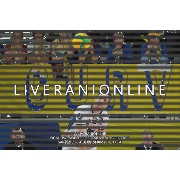 Campionato di Volley Superlega Serie A 2019/2020 AGSM Forum‚Äã, Verona, Italy, 01 Jan 2020 Italian Volleyball Superlega Serie A season 2019/20 Photo showing: Mitar Djuric (12) ITAS Trentino©Roberto Tommasini - Alessio Marini / AGENZIA ALDO LIVERANI SAS