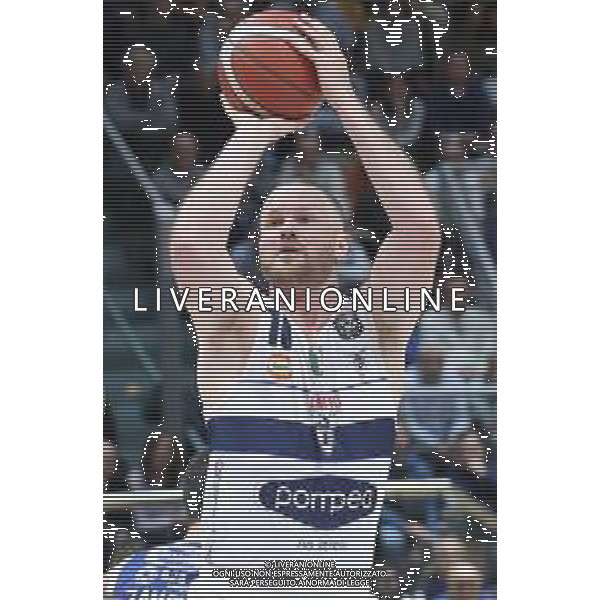 Campionato di Basket Serie A 2019/2020 Bologna, Italy, 01 Jan 2020 Italian Serie A Basketball Championship 2019/20 Photo showing: Maarten Leunen (Fortitudo Pompea Bologna) ©Michele Nucci - Alessio Marini / AGENZIA ALDO LIVERANI SAS