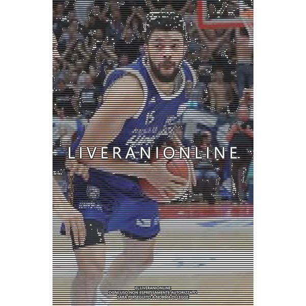 Campionato di Basket Serie A 2019/2020 Bologna, Italy, 01 Jan 2020 Italian Serie A Basketball Championship 2019/20 Photo showing: Darius Thompson (Happy Casa Brindisi)©Michele Nucci - Alessio Marini / AGENZIA ALDO LIVERANI SAS