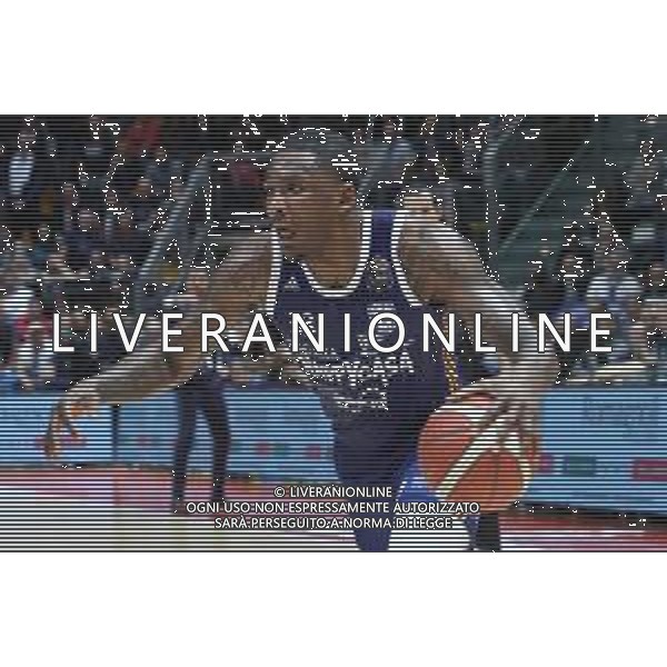 Campionato di Basket Serie A 2019/2020 Bologna, Italy, 01 Jan 2020 Italian Serie A Basketball Championship 2019/20 Photo showing: Tyler Stone (Happy Casa Brindisi)©Michele Nucci - Alessio Marini / AGENZIA ALDO LIVERANI SAS