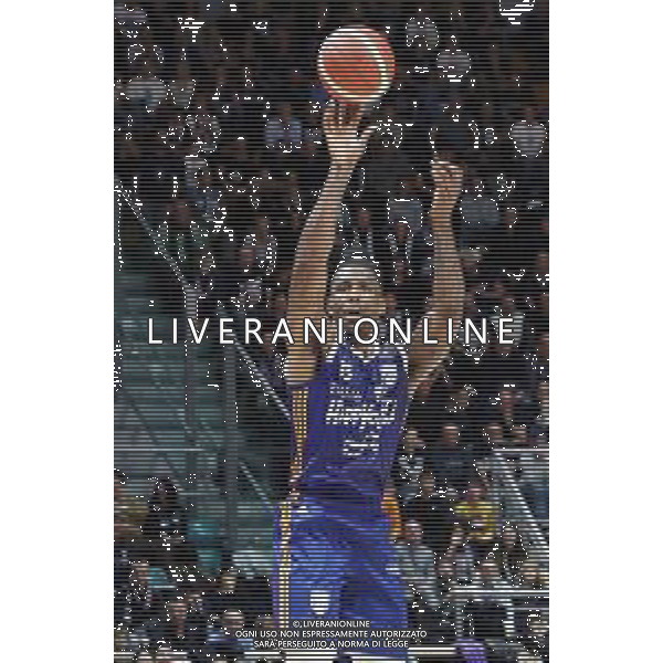 Campionato di Basket Serie A 2019/2020 Bologna, Italy, 01 Jan 2020 Italian Serie A Basketball Championship 2019/20 Photo showing: Tyler Stone (Happy Casa Brindisi)©Michele Nucci - Alessio Marini / AGENZIA ALDO LIVERANI SAS