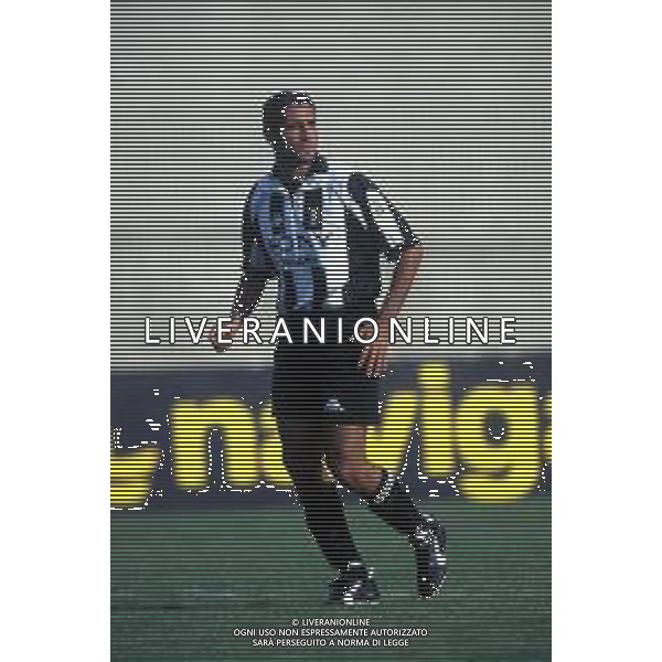 RETROSPETTIVA NICOLA AMORUSO CALCIATORE NELLA FOTO NICOLA AMORUSO CON LA MAGLIA DELLA JUVENTUS NELL\'ANNO 1997-1998 AG ALDO LIVERANI SAS