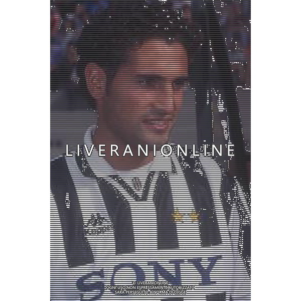 RETROSPETTIVA NICOLA AMORUSO CALCIATORE NELLA FOTO NICOLA AMORUSO CON LA MAGLIA DELLA JUVENTUS AG ALDO LIVERANI SAS