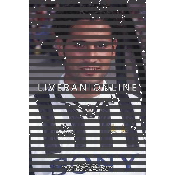 RETROSPETTIVA NICOLA AMORUSO CALCIATORE NELLA FOTO NICOLA AMORUSO CON LA MAGLIA DELLA JUVENTUS AG ALDO LIVERANI SAS