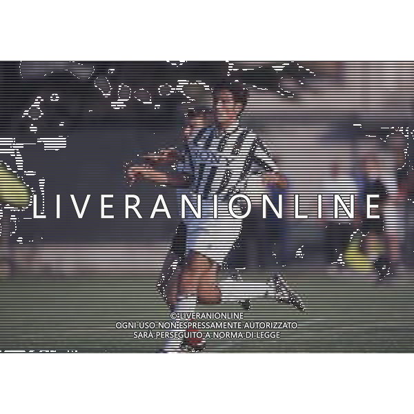 RETROSPETTIVA NICOLA AMORUSO CALCIATORE NELLA FOTO NICOLA AMORUSO CON LA MAGLIA DELLA JUVENTUS AG ALDO LIVERANI SAS