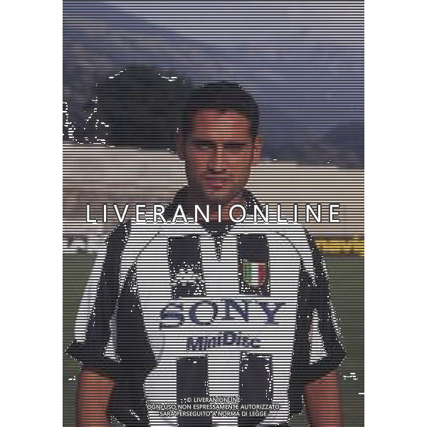 RETROSPETTIVA NICOLA AMORUSO CALCIATORE NELLA FOTO NICOLA AMORUSO CON LA MAGLIA DELLA JUVENTUS AG ALDO LIVERANI SAS