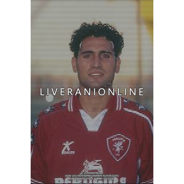 RETROSPETTIVA NICOLA AMORUSO CALCIATORE NELLA FOTO NICOLA AMORUSO CON LA MAGLIA DEL PERUGIA CALCIO AG ALDO LIVERANI SAS