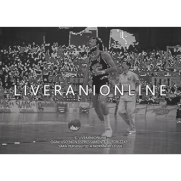 26-01-1986 MILANO-CAMPIONATO DI BASKET SERIE A 1 SIMAC MILANO MOBILGIRGI CASERTA NELLA FOTO LOPEZ AG ALDO LIVERANI SAS