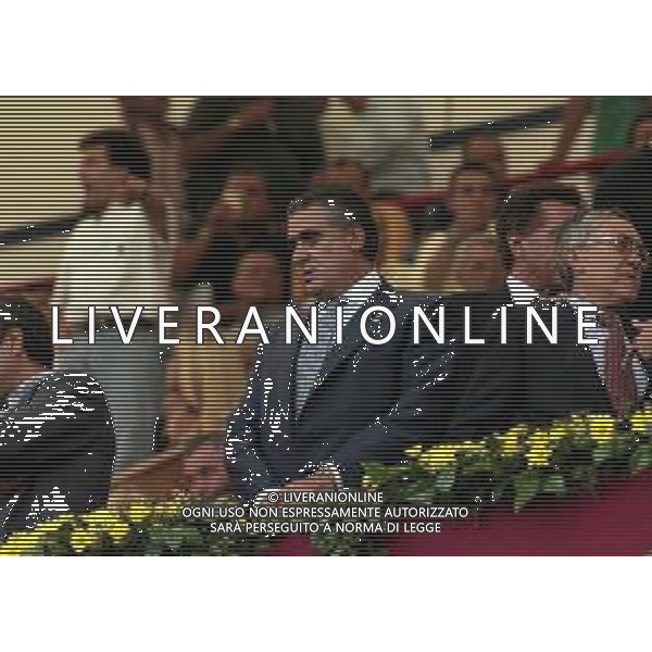 12-08-1998 TROFEO TERESA HERRERA REAL MADRID LAZIO NELLA FOTO LORENZO SANZ PRESIDENTE REAL MADRID AG ALDO LIVERANI SAS