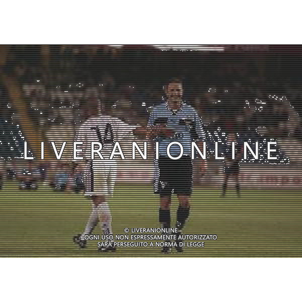 12-08-1998 TROFEO TERESA HERRERA REAL MADRID LAZIO NELLA FOTO SINISA MIHAJLOVIC E ROBERTO CARLOS AG ALDO LIVERANI SAS