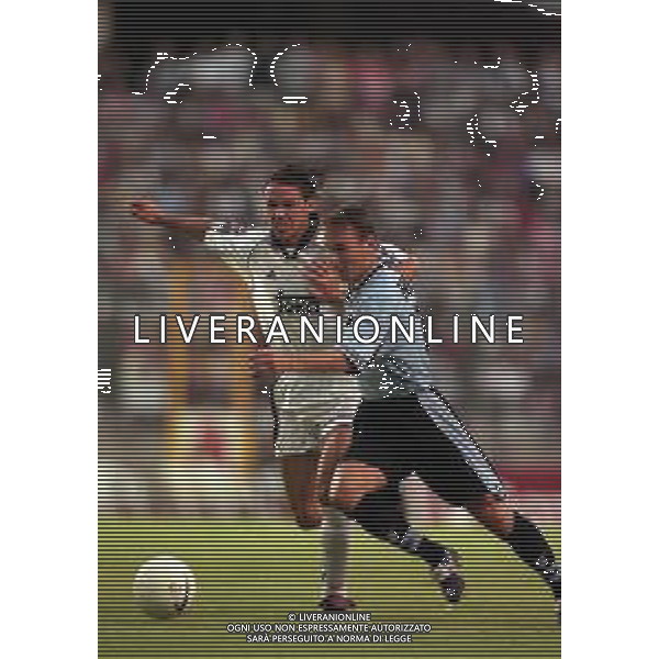 12-08-1998 TROFEO TERESA HERRERA REAL MADRID LAZIO NELLA FOTO PAVEL NEDVED E FERNANDO REDONDO AG ALDO LIVERANI SAS