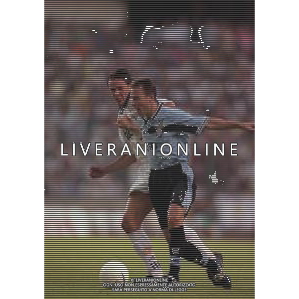 12-08-1998 TROFEO TERESA HERRERA REAL MADRID LAZIO NELLA FOTO PAVEL NEDVED E FERNANDO REDONDO AG ALDO LIVERANI SAS