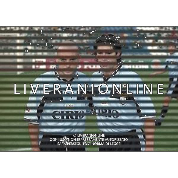 12-08-1998 TROFEO TERESA HERRERA REAL MADRID LAZIO NELLA FOTO IVAN DE LA PENA E MARCELO SALAS AG ALDO LIVERANI SAS
