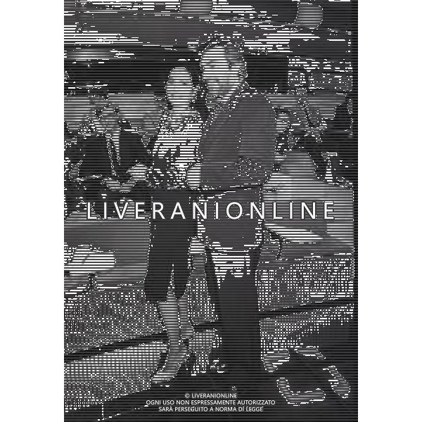 RETROSPETTIVA GIOVANNI GORIA POLITICO NELLA FOTO GIOVANNI GORIA NELL\'ANNO 1986 CON ROSANNA SCHIAFFINO AG ALDO LIVERANI SAS