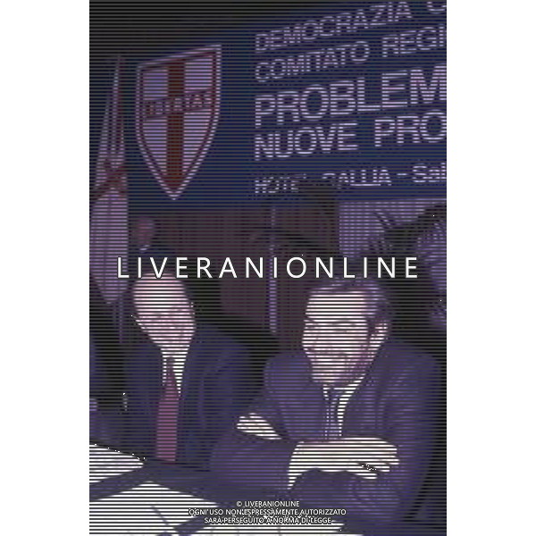RETROSPETTIVA GIOVANNI GORIA POLITICO NELLA FOTO GIOVANNI GORIA CON BRUNO TABACCI CON BRUNO TABACCI AG ALDO LIVERANI SAS