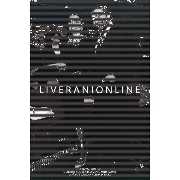 RETROSPETTIVA GIOVANNI GORIA POLITICO NELLA FOTO GIOVANNI GORIA CON ROSANNA SCHIAFFINO NELL\'ANNO 1986 AG ALDO LIVERANI SAS