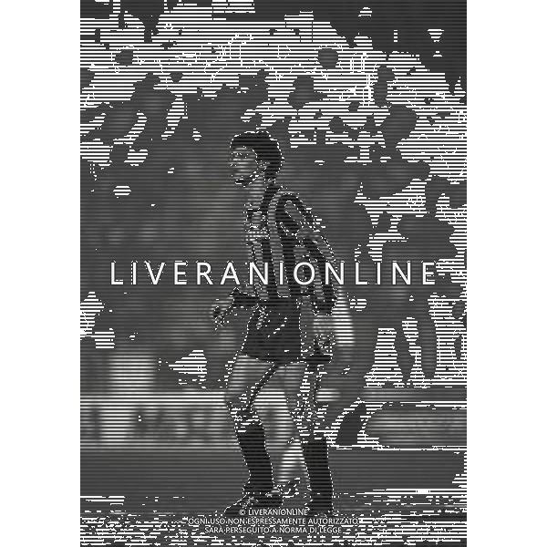 05-03-1986 MILANO COPPA UEFA INTER NANTES 3-0 NELLA FOTO ALESSANDRO ALTOBELLI AG ALDO LIVERANI SAS