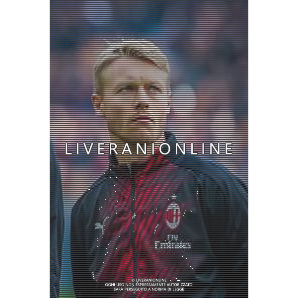 Simon Kjaer of AC Milanduring italian soccer Serie A season 2019/20 of AC Milan - Photo credit Fabrizio Carabelli /LMEDIA / AGENZIA ALDO LIVERANI SAS