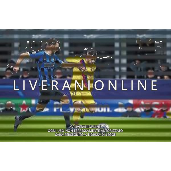 Carles Perez of FC Barcelona during Champions League season 2019/20 - Photo credit Fabrizio Carabelli /LMEDIA / AGENZIA ALDO LIVERANI SAS - FC Barcellona Champions League 2019/2020
